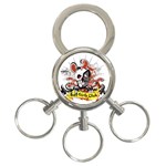 Bad Girls Club 3-Ring Key Chain