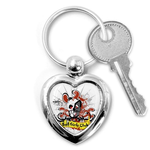 Bad Girls Club Key Chain (Heart) from ArtsNow.com Front
