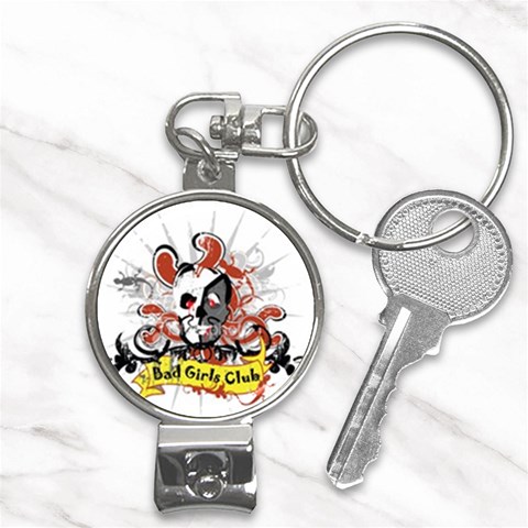 Bad Girls Club Nail Clippers Key Chain from ArtsNow.com Front