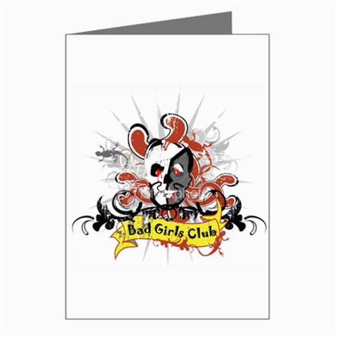 Bad Girls Club Greeting Card from ArtsNow.com Left