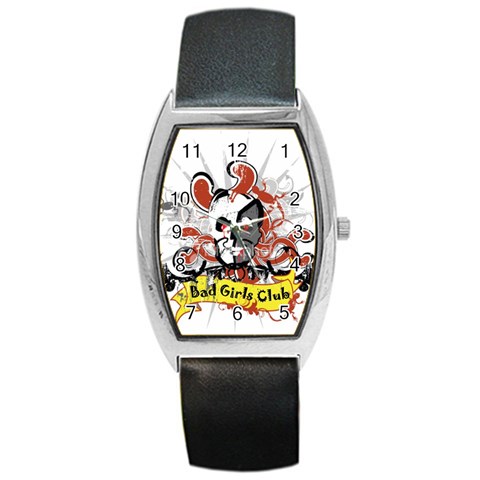 Bad Girls Club Barrel Style Metal Watch from ArtsNow.com Front