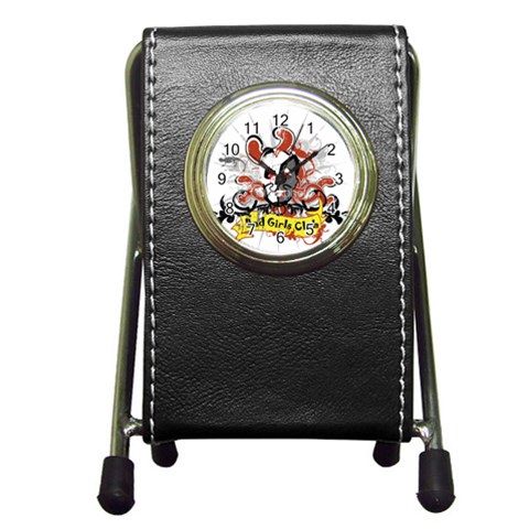 Bad Girls Club Pen Holder Desk Clock from ArtsNow.com Front