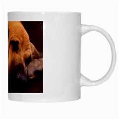 Cat And Dog White Mug from ArtsNow.com Right