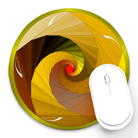 Rhythm Round Mousepad from ArtsNow.com Front
