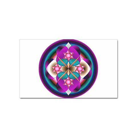 Sacred Heart Sticker Rectangular (10 pack) from ArtsNow.com Front
