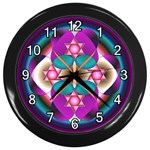 Sacred Heart Wall Clock (Black)