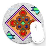 Sacred Mosaic Round Mousepad