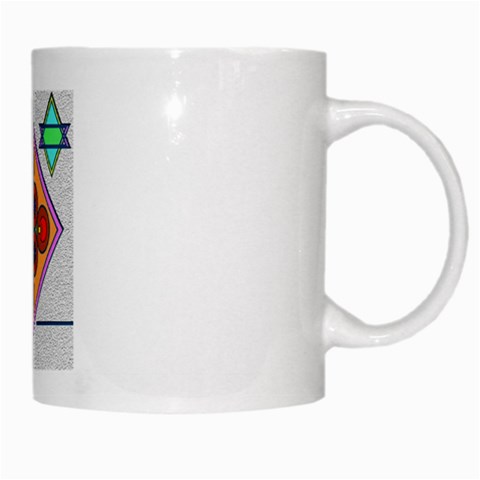 Sacred Mosaic White Mug from ArtsNow.com Right