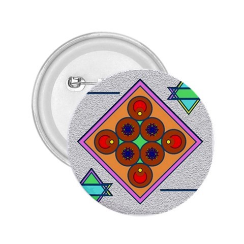Sacred Mosaic 2.25  Button from ArtsNow.com Front