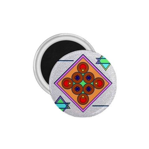 Sacred Mosaic 1.75  Magnet from ArtsNow.com Front