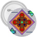 Sacred Mosaic 3  Button