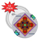 Sacred Mosaic 2.25  Button (10 pack)