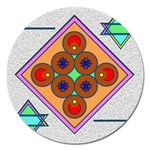 Sacred Mosaic Magnet 5  (Round)