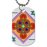 Sacred Mosaic Dog Tag (One Side)