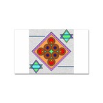 Sacred Mosaic Sticker Rectangular (10 pack)