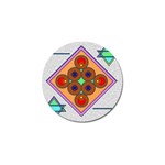 Sacred Mosaic Golf Ball Marker