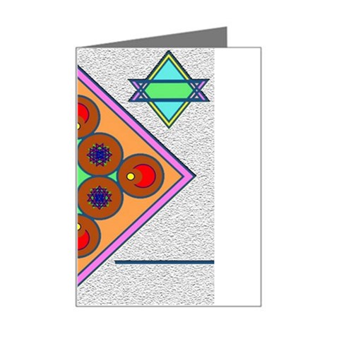Sacred Mosaic Mini Greeting Card from ArtsNow.com Left