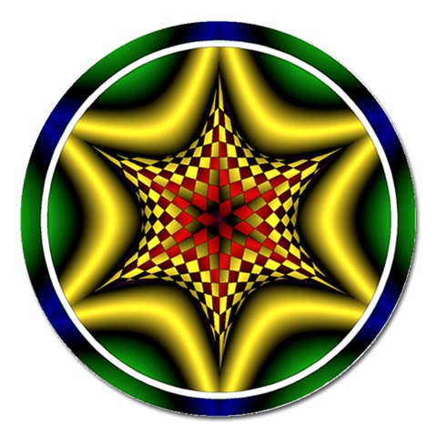 Space  n Time Magnet 5  (Round) from ArtsNow.com Front