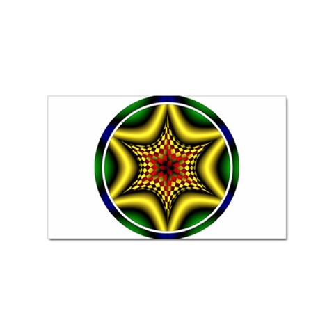Space  n Time Sticker Rectangular (100 pack) from ArtsNow.com Front