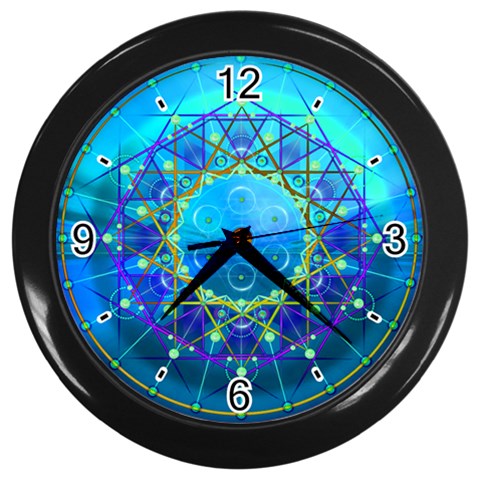 Synchronicity Wall Clock (Black) from ArtsNow.com Front