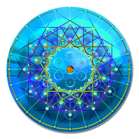 Synchronicity Magnet 5  (Round) from ArtsNow.com Front