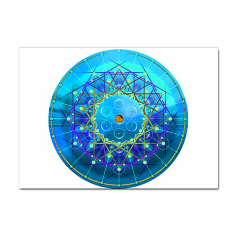 Synchronicity Sticker A4 (10 pack) from ArtsNow.com Front
