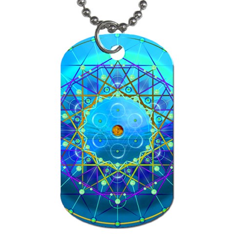 Synchronicity Dog Tag (Two Sides) from ArtsNow.com Back