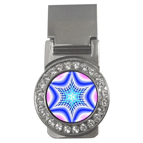 Space  n Time Money Clip (CZ) from ArtsNow.com Front