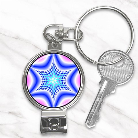 Space  n Time Nail Clippers Key Chain from ArtsNow.com Front
