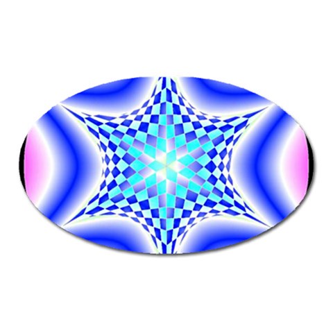 Space  n Time Magnet (Oval) from ArtsNow.com Front