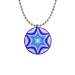 Space  n Time 1  Button Necklace