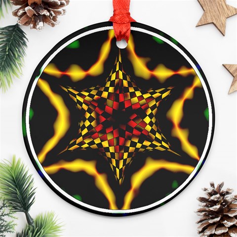 Space  n Time Ornament (Round) from ArtsNow.com Front