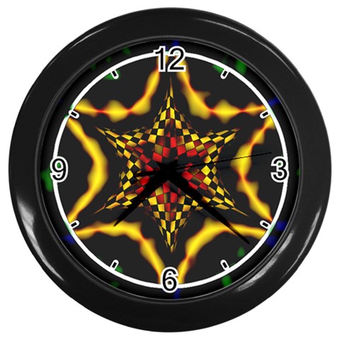 Space  n Time Wall Clock (Black) from ArtsNow.com Front