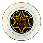 Space  n Time Porcelain Plate