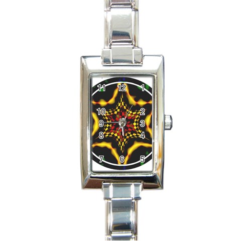 Space  n Time Rectangular Italian Charm Watch from ArtsNow.com Front