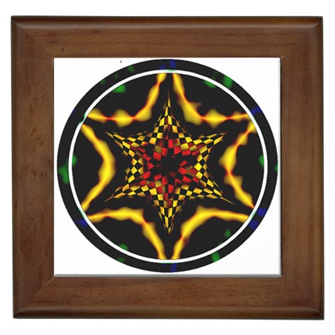 Space  n Time Framed Tile from ArtsNow.com Front