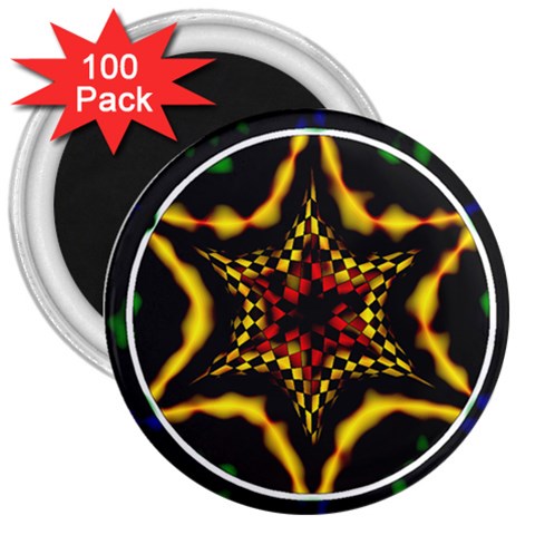 Space  n Time 3  Magnet (100 pack) from ArtsNow.com Front