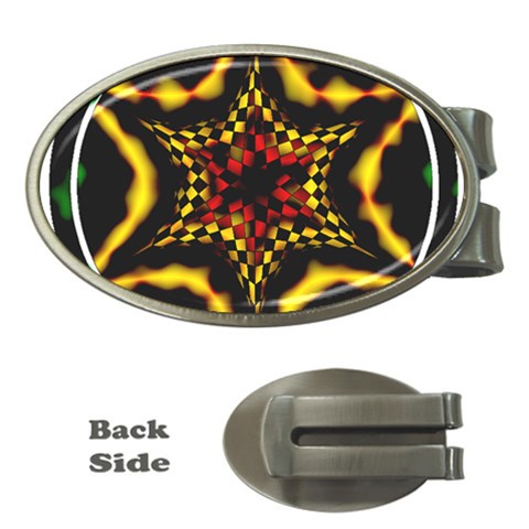Space  n Time Money Clip (Oval) from ArtsNow.com Front