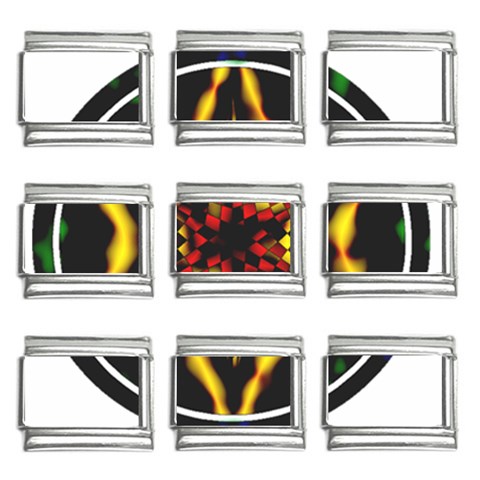 Space  n Time 9mm Italian Charm (9 pack) from ArtsNow.com Front