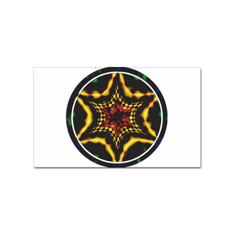 Space  n Time Sticker (Rectangular) from ArtsNow.com Front