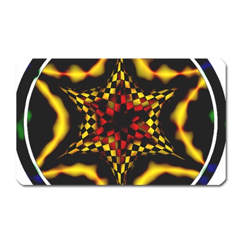 Space  n Time Magnet (Rectangular) from ArtsNow.com Front