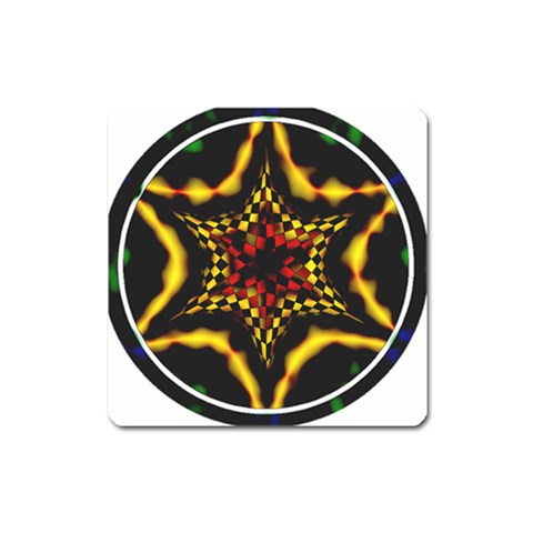 Space  n Time Magnet (Square) from ArtsNow.com Front