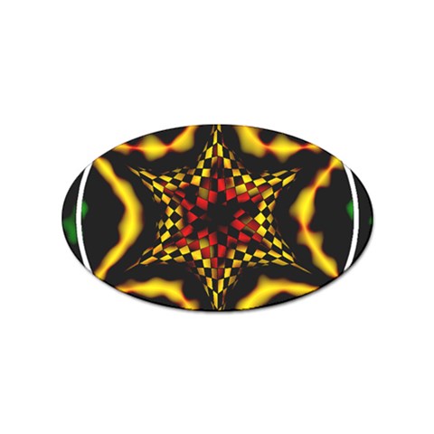 Space  n Time Sticker Oval (10 pack) from ArtsNow.com Front