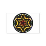 Space  n Time Sticker Rectangular (10 pack)