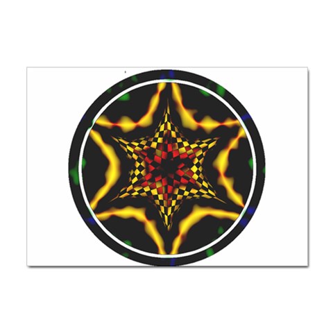 Space  n Time Sticker A4 (10 pack) from ArtsNow.com Front