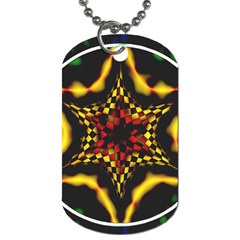 Space  n Time Dog Tag (Two Sides) from ArtsNow.com Front