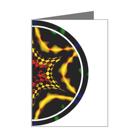Space  n Time Mini Greeting Card from ArtsNow.com Left