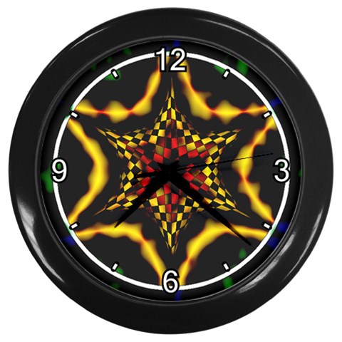 Space  n Time Wall Clock (Black) from ArtsNow.com Front