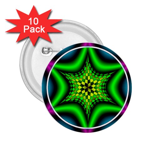 Space  n Time 2.25  Button (10 pack) from ArtsNow.com Front