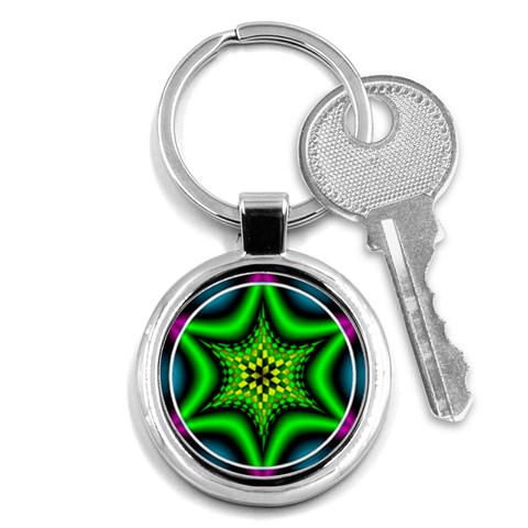 Space  n Time Key Chain (Round) from ArtsNow.com Front